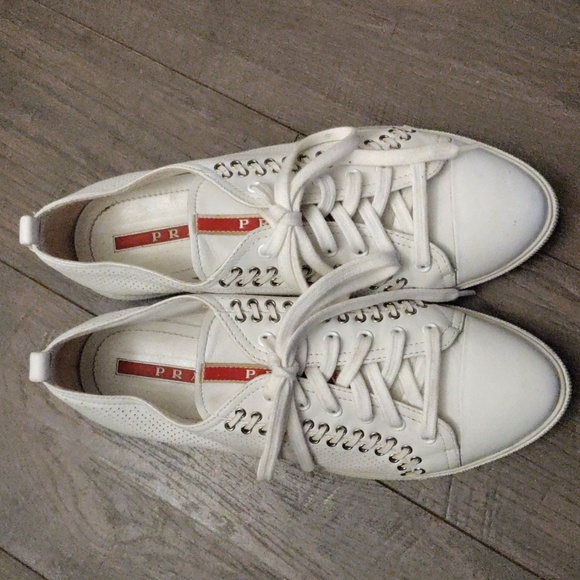 PRADA "Linea Rossa" Sneakers - Picture 1 of 10